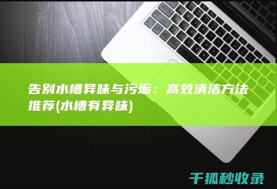 告别水槽异味与污垢：高效清洁方法推荐 (水槽有异味)