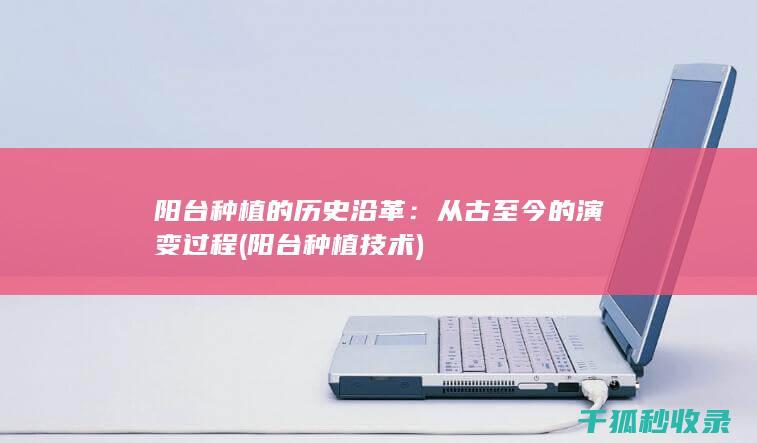 阳台种植的历史沿革：从古至今的演变过程 (阳台种植技术)